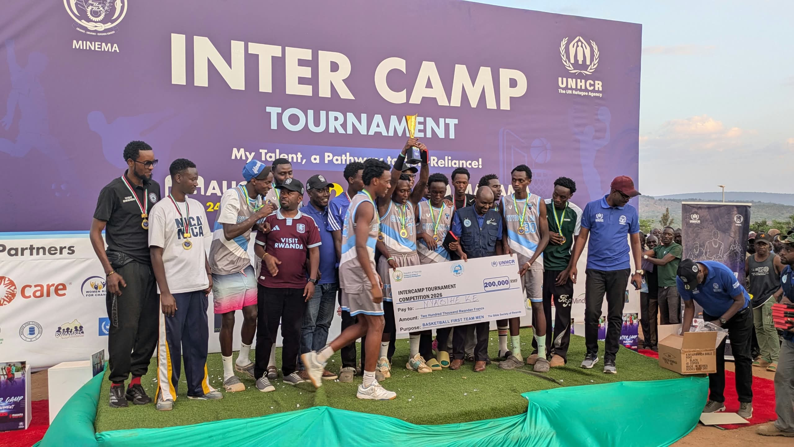 Prison Fellowship Rwanda Joins Partners in the Intercamp Tournament 2026 in Mahama Refugee Camp
