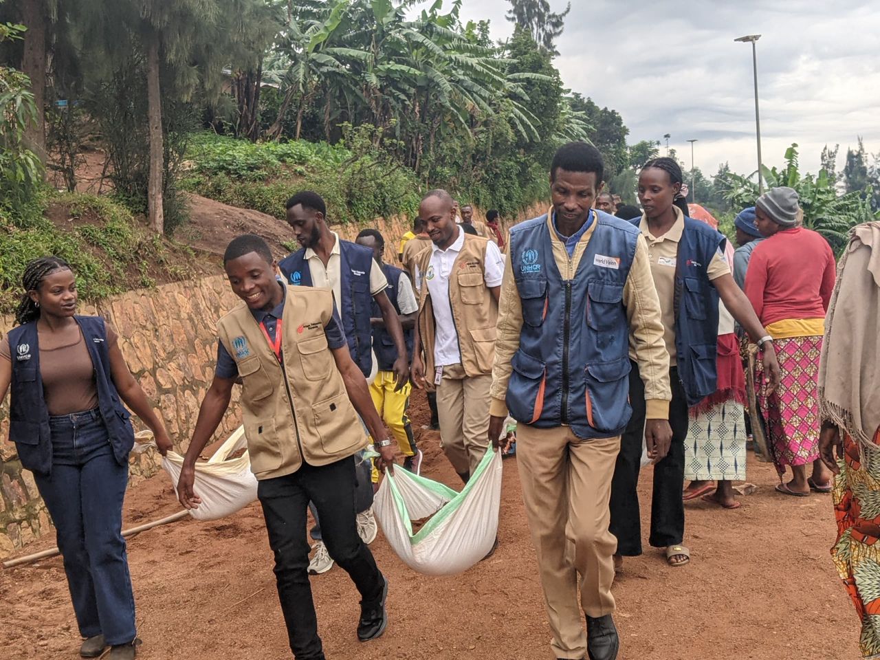 PFR, UNHCR, and WVI Conduct Joint Umuganda Activity at Mugombwa Refugee Camp